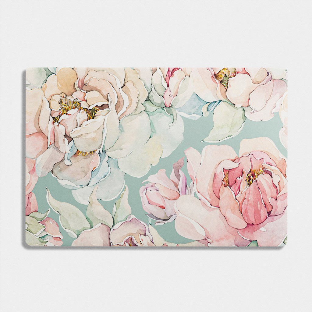 Bộ skin dán laptop mẫu FLORAL HLH 020/ Có mẫu decal dán cho tất cả các hãng máy tính