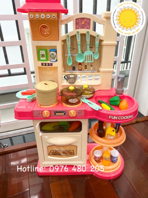 Đồ chơi nấu ăn Bộ Bếp FUN COOKING cao 76 cm