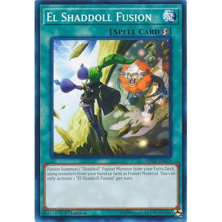 Lá bài thẻ bài SDSH-EN024 El Shaddoll Fusion
