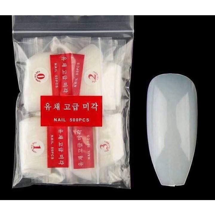 Túi 500 Móng Úp hàn xịn xò  (Fom Bầu)