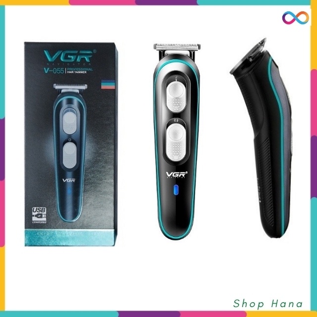 Tông Đơ Cắt Tóc Người lớn kèm 4 Lược Căn Chỉnh 3/6/9/12mm Kiêm Cắt Tỉa Râu, Lưỡi Cắt Điều Chỉnh 3 Kích Cỡ 1,2,3mm HNH019