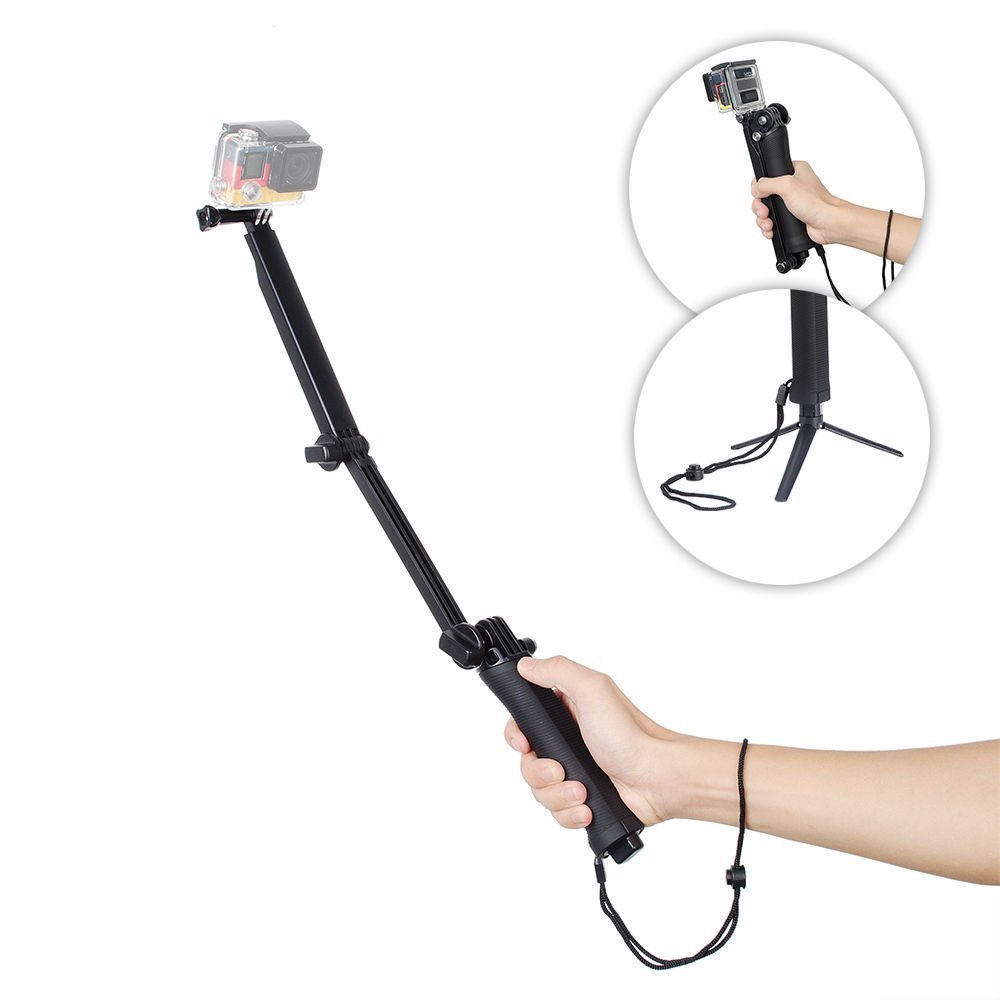 ✳✵DJI DJI Gập ba chiều Điều chỉnh cánh tay Gậy chụp ảnh tự sướng gấp ba lần Phụ kiện GoPro Giá đỡ máy ảnh thể thao 3 chi | BigBuy360 - bigbuy360.vn