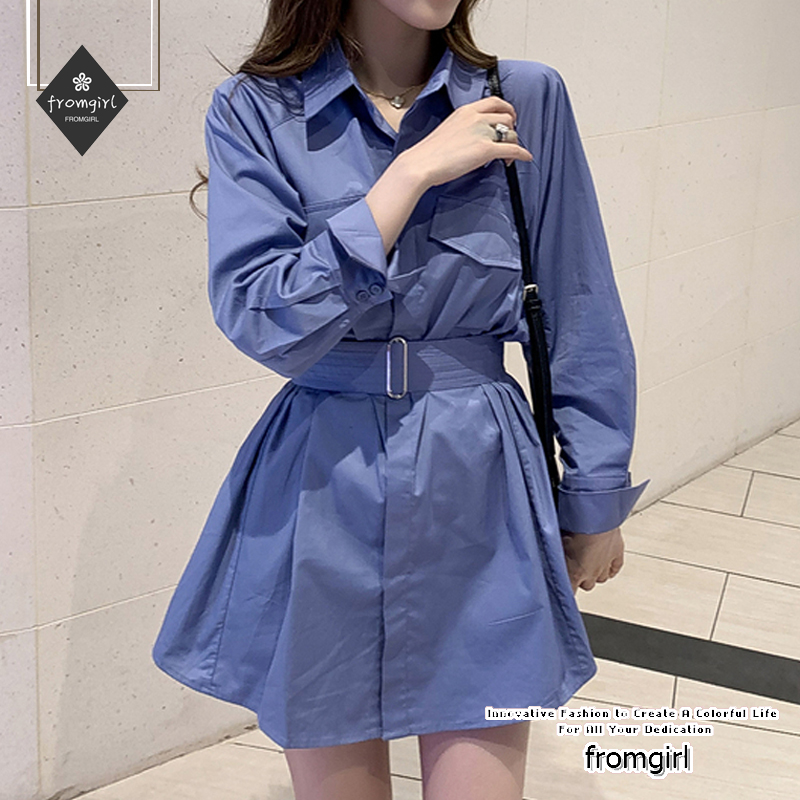 Áo Sơ Mi Tay Dài Thời Trang Quyến Rũ Cho Nữ Phong Cách Hàn Quốc