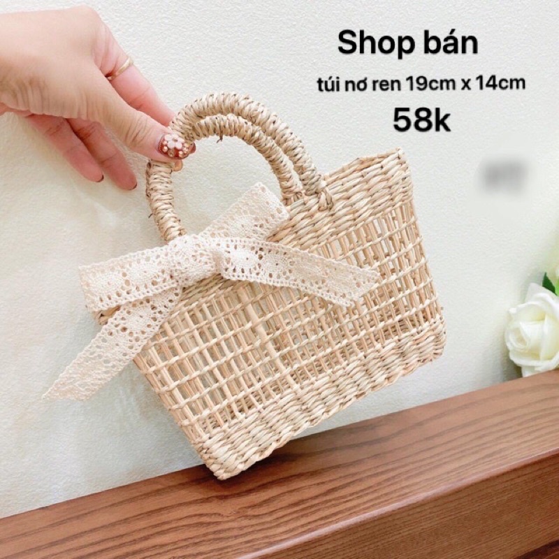 Túi cói thiết kế quai dày đẹp xuất sắc (Nàng Cói)