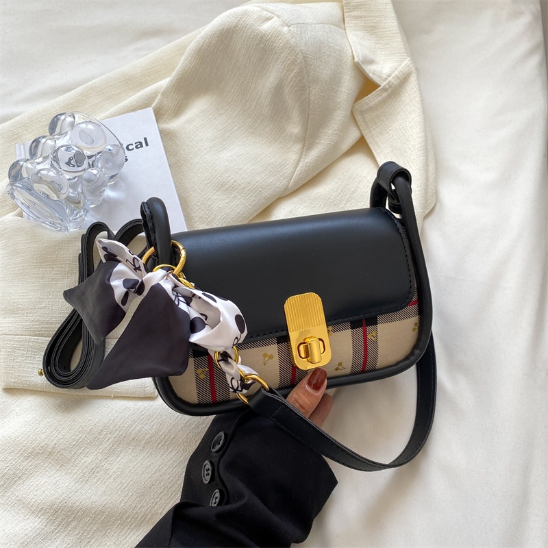 Túi Đeo Vai Màu Sắc Tương Phản Thời Trang Cao Cấp Cho Nữ