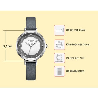 Đồng hồ nữ JULIUS JA-1098A dây da