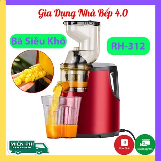 Máy ép chậm hoa quả hongxin rh312, ép rau củ hoa quả, ép trái cây giữ 95% lượng nước - máy ép chậm rh-312 | bh 12 tháng