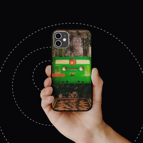 Ốp lưng iphone hình cassete tape collage art cubism cute  cho các dòng SAMSUNG PAP20210697