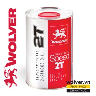 NHỚT XE 2 THÌ - WOLVER TWO STROKE SPEED 2T (1 LÍT)