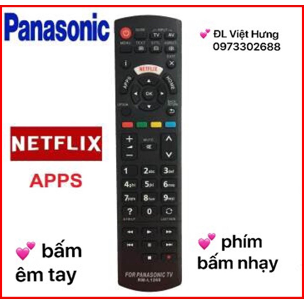 REMOTE ĐIỀU KHIỂN TIVI PANASONIC INTERNET TV