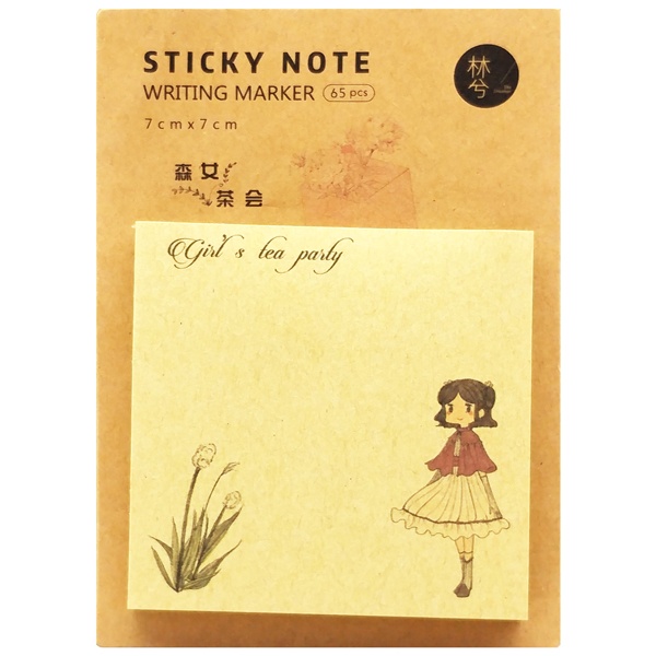 Giấy Note Màu 7 x 7 cm - The Dreamer 00162 (65 Tờ) - Mẫu 1 - Giấy Trơn