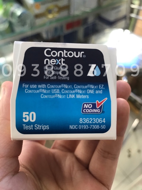 Que thử đường huyết Contour Next 50 que