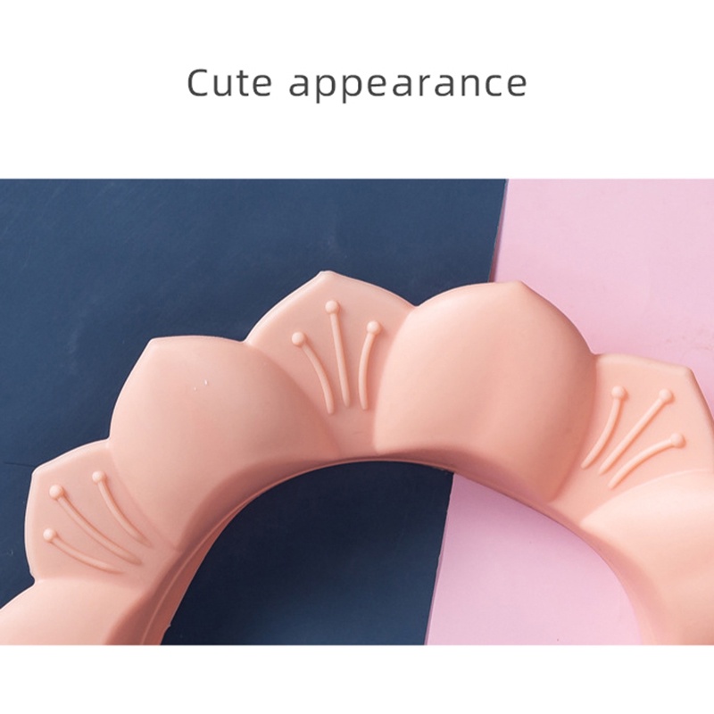 Mũ Gội Đầu Tắm Bảo Vệ Tai Mềm Mại Tùy Chỉnh Tiện Dụng Cho Bé