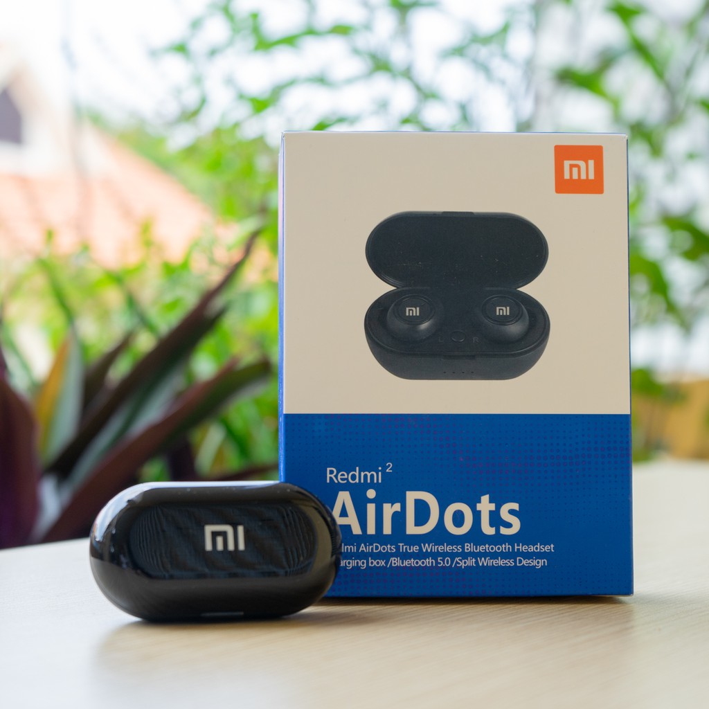 [ BÁN RẺ NHẤT SHOPEE ] Tai Nghe Bluetooth AirDots Redmi2 Đen,Công Nghệ 5.0,Bass tress nghe cực đỉnh,pin cực trâu