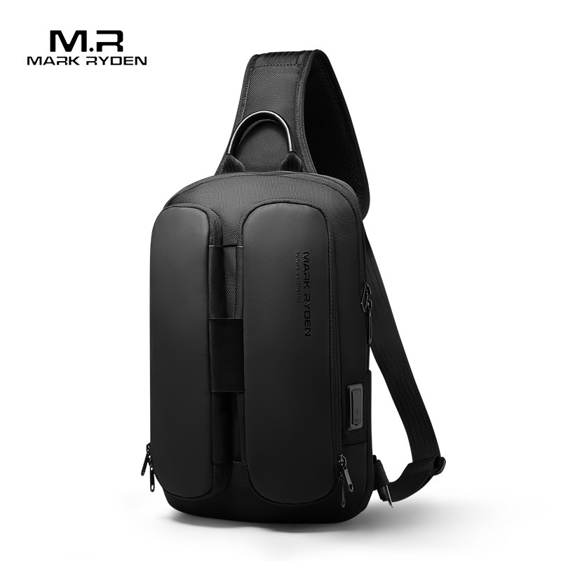 Túi đeo chéo Mark Ryden MR7219 có cổng sạc USB hiện đại thời trang dành cho nam