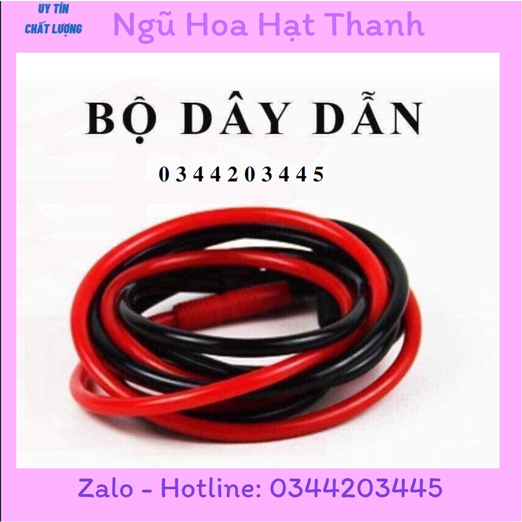 Bộ 2 dây thay thế trong máy 5in1, máy hút mụn, máy spa màu đỏ đen