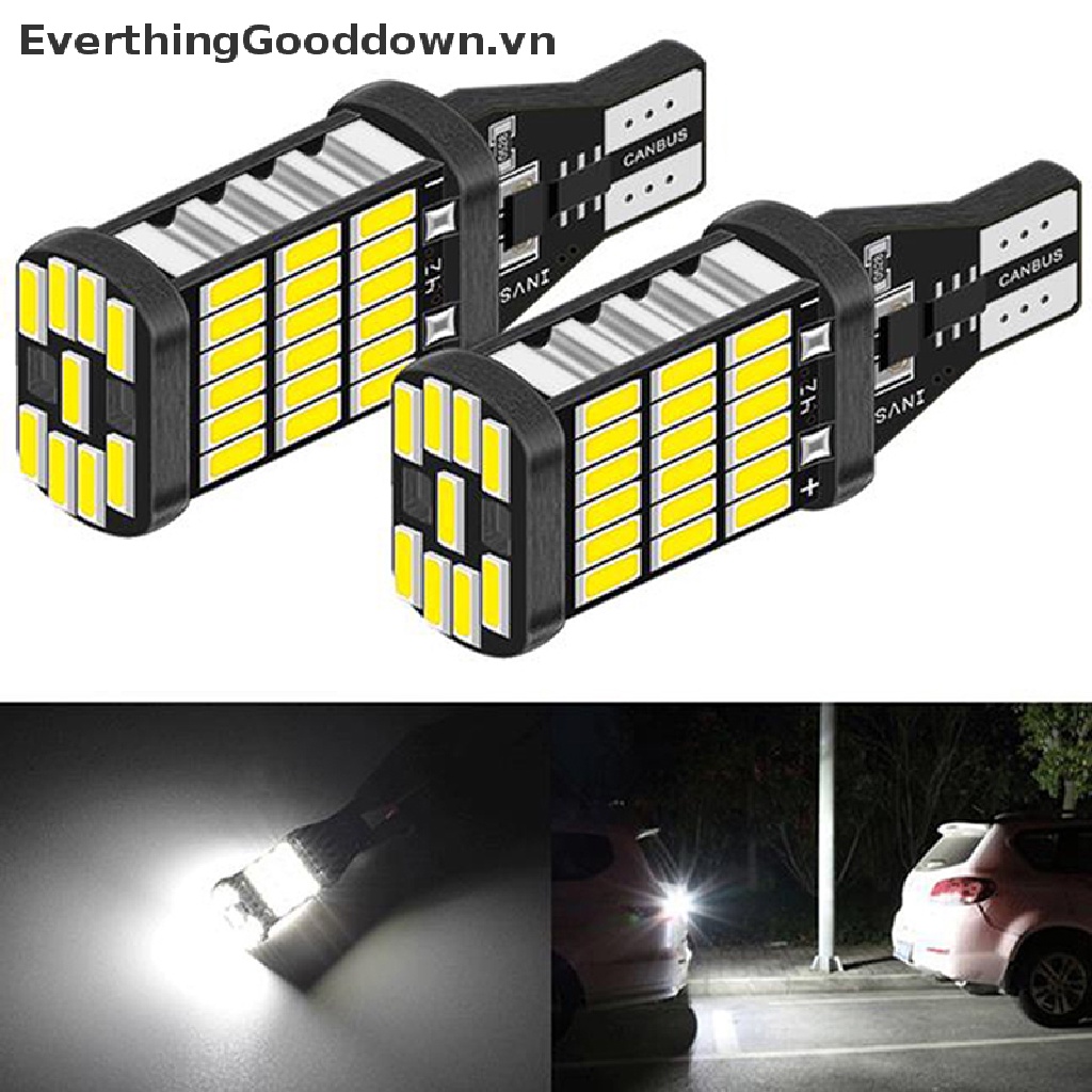 2 Đèn LED Canbus T16 T15 921 W16W Cho Xe Hơi