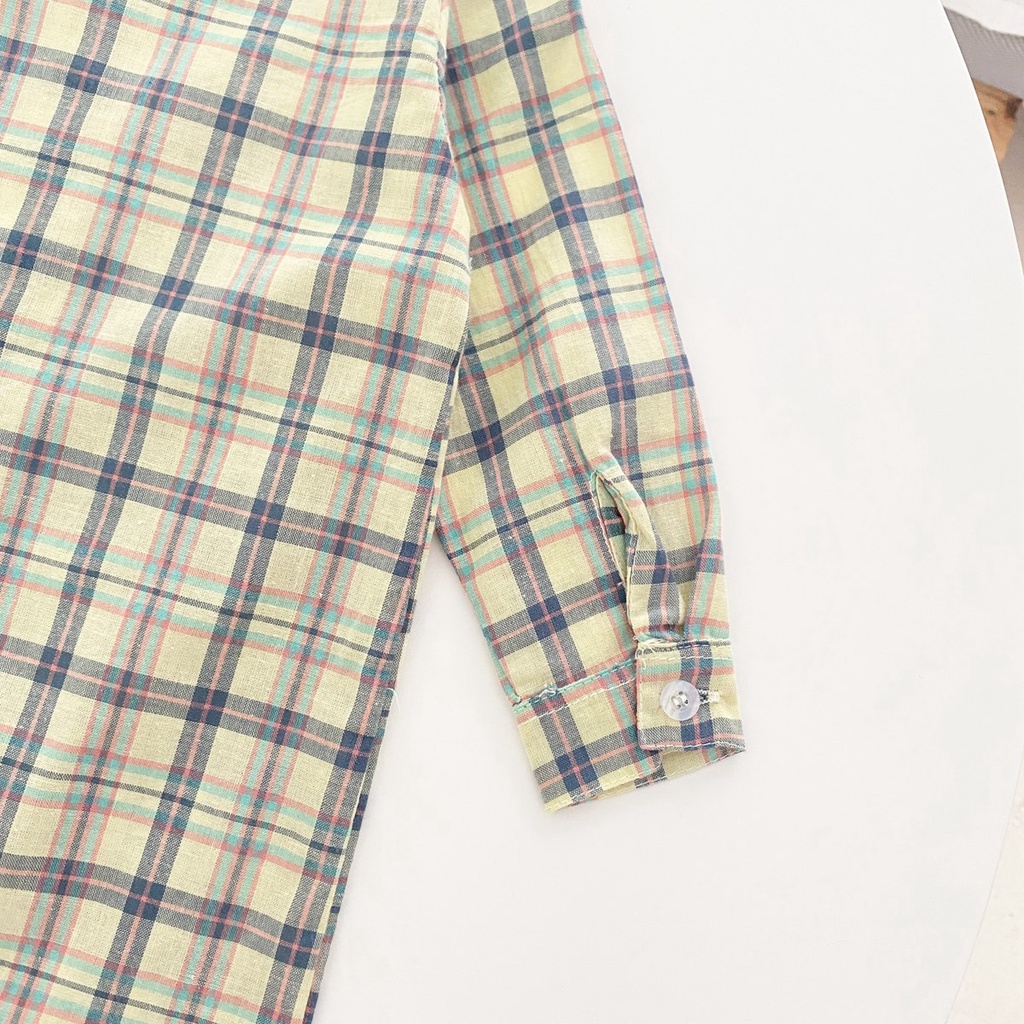 Sanlutoz Đứa bé Những cậu bé Rompers Thời trang Kẻ sọc Tay áo dài Dễ thương