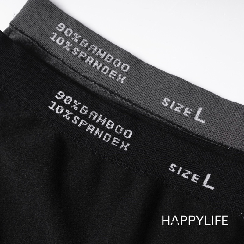 Quần sịp nambambo Boxer sợi tre cao cấp, kháng khuẩn khử mùi, thấm hút mồ hôi tốt-HAPPYLIFE