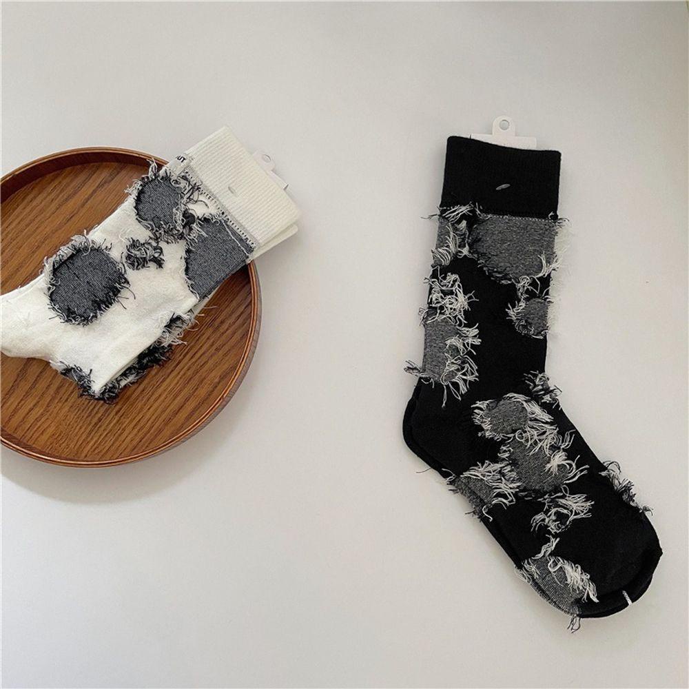 SOMEDAYZL Vớ Cổ Trung Phối Tua Rua Thoải Mái Thời Trang Nhật Bản Cho Nữ