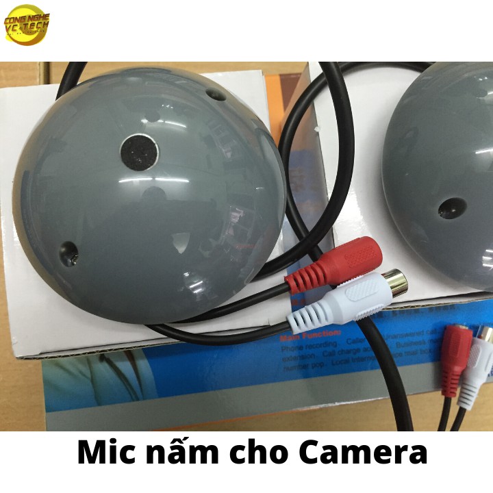 Mic Nấm Chuyên Dụng Thu Âm Thanh Cho Hệ Thống Camera Giám Sát-Chất Lượng Tốt | WebRaoVat - webraovat.net.vn