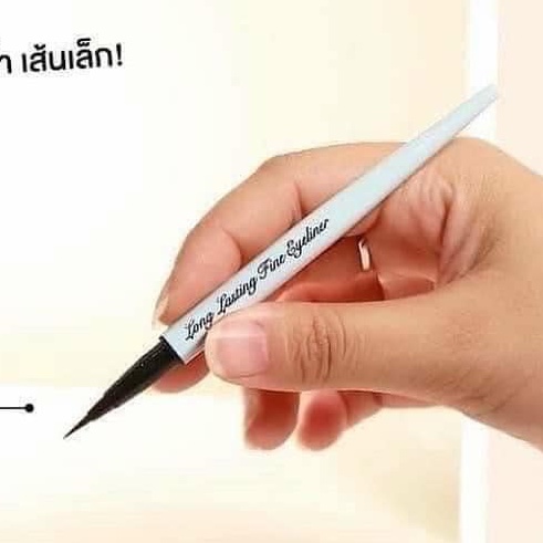 Bút Dạ Kẻ Mắt Nước Lâu Trôi Sivanna Màu Đen Long Lasting Fine Eyeliner ES8016