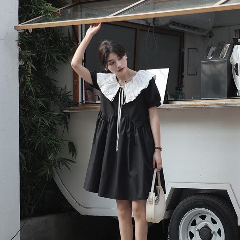 Đầm IELGY tay ngắn dáng rộng dễ thương ngọt ngào cho nữ