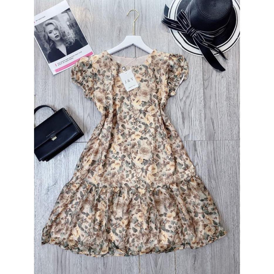 VÁY HOA VOAN HAI LỚP SIÊU XINH | BigBuy360 - bigbuy360.vn