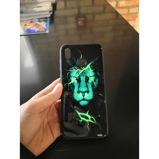 Ốp kính Dạ quang- Honor Play (Mẫu 2) (Tặng cường lực 9H)