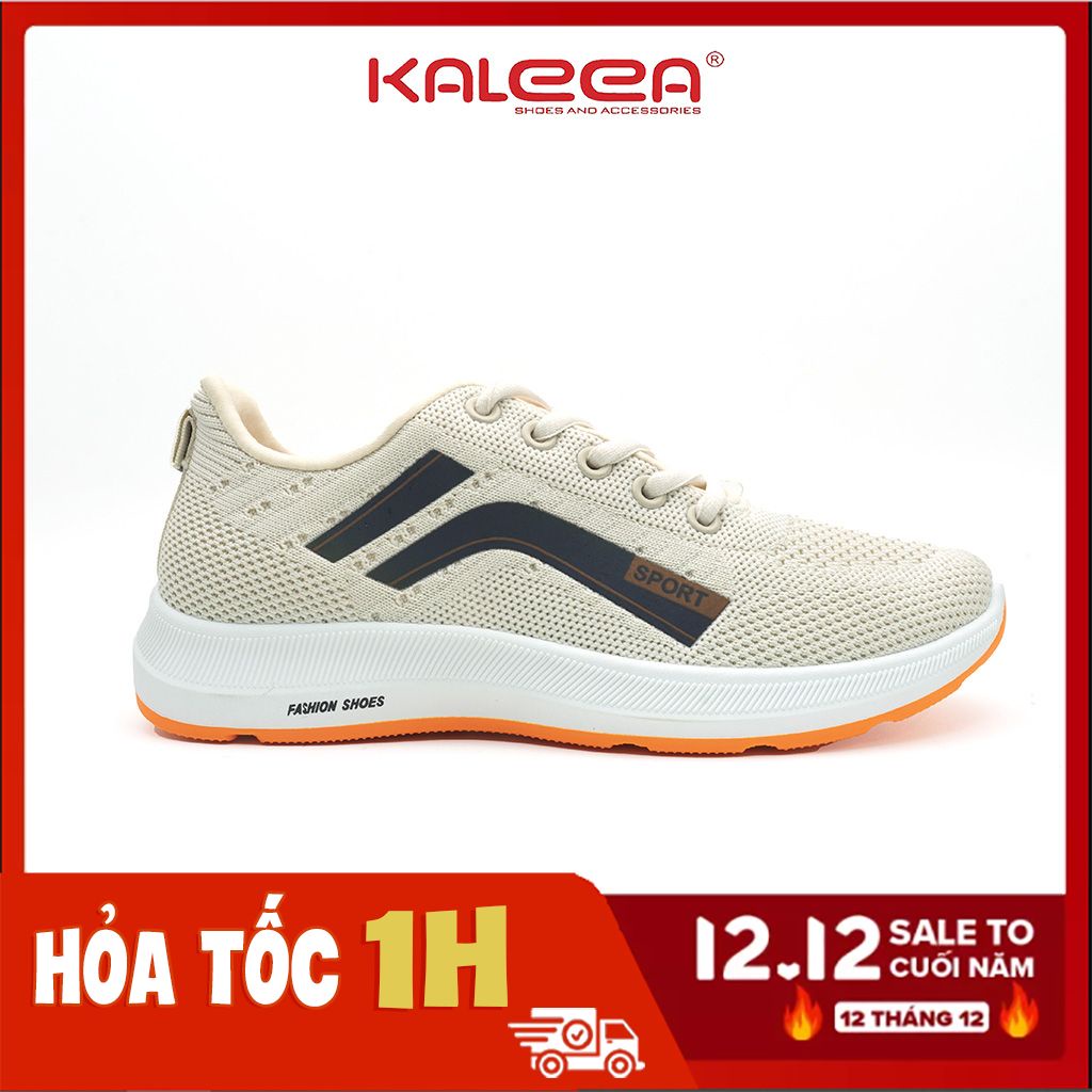 Giày Thể Thao Nữ KALEEA T12 Sneaker Đế Bằng 2p Cổ Thấp Thời Trang