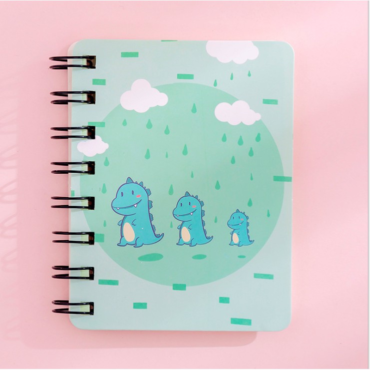 Sổ tay kute gáy lò xo, Sổ Tay Ghi Chép Mini Hoạt Hình (chọn màu hình 2) #5