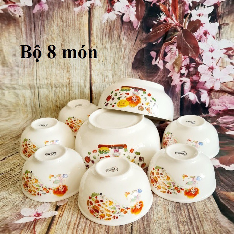 bộ tô chén sứ trắng - bộ tô chén sứ