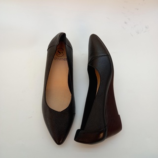 [Có sẵn] [Ảnh thật] [Giá hủy diệt] Giày đế xuồng 3cm da thật