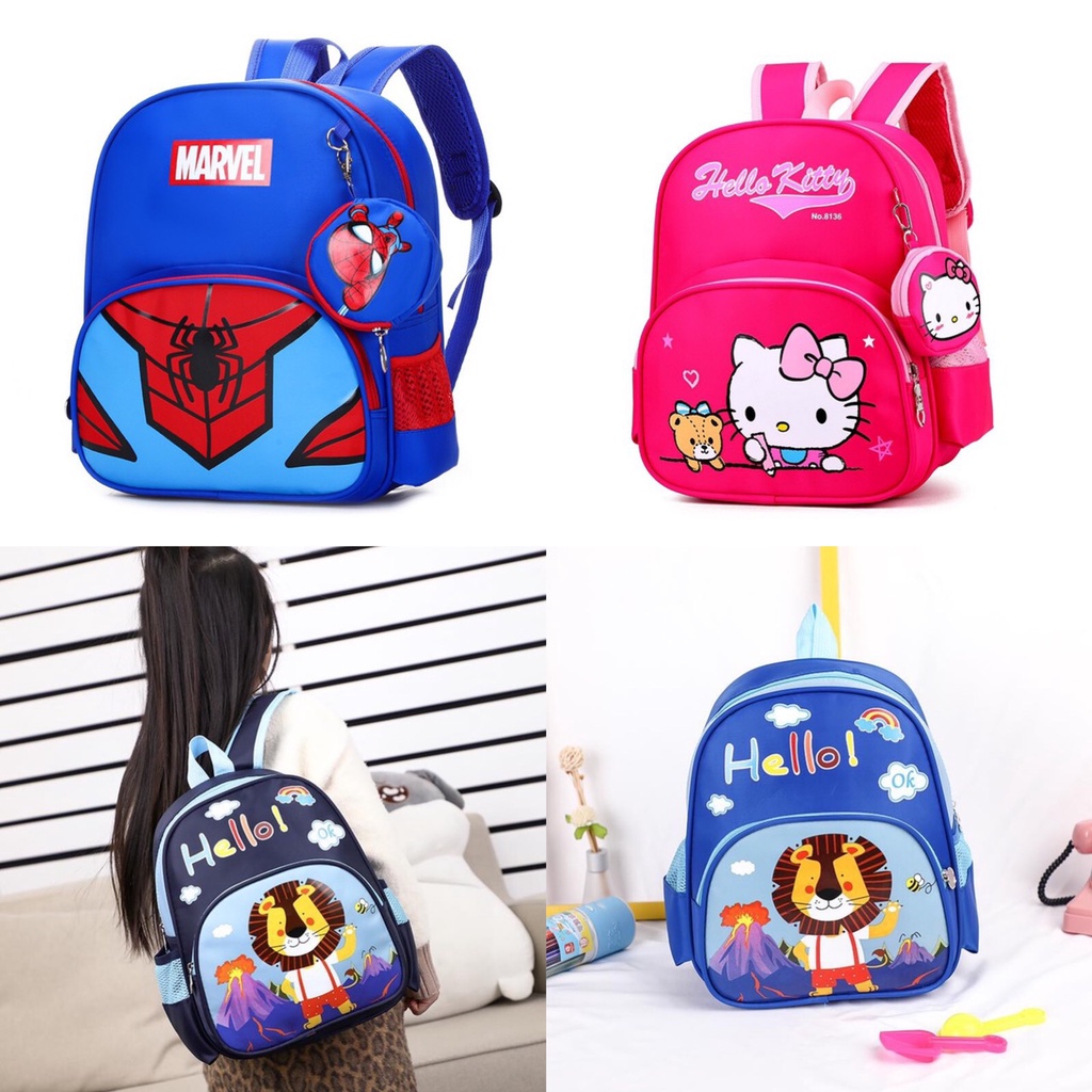 Balo Cặp sách Cho Bé đi học Mầm Non Đủ Hình Cho Bé Trai-Bé Gái BLH223