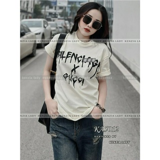Áo Thun Nữ siêu cấp Form chuẩn Kenzia Lady- Áo Phông Cổ Tròn Tay Ngắn  Basic Cotton 100%  - KA5012