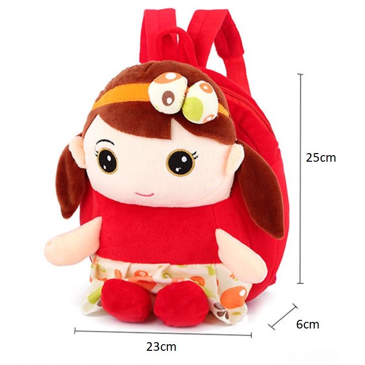 Balo hình thú bông siêu dễ thương cho bé đi nhà trẻ BALO-573