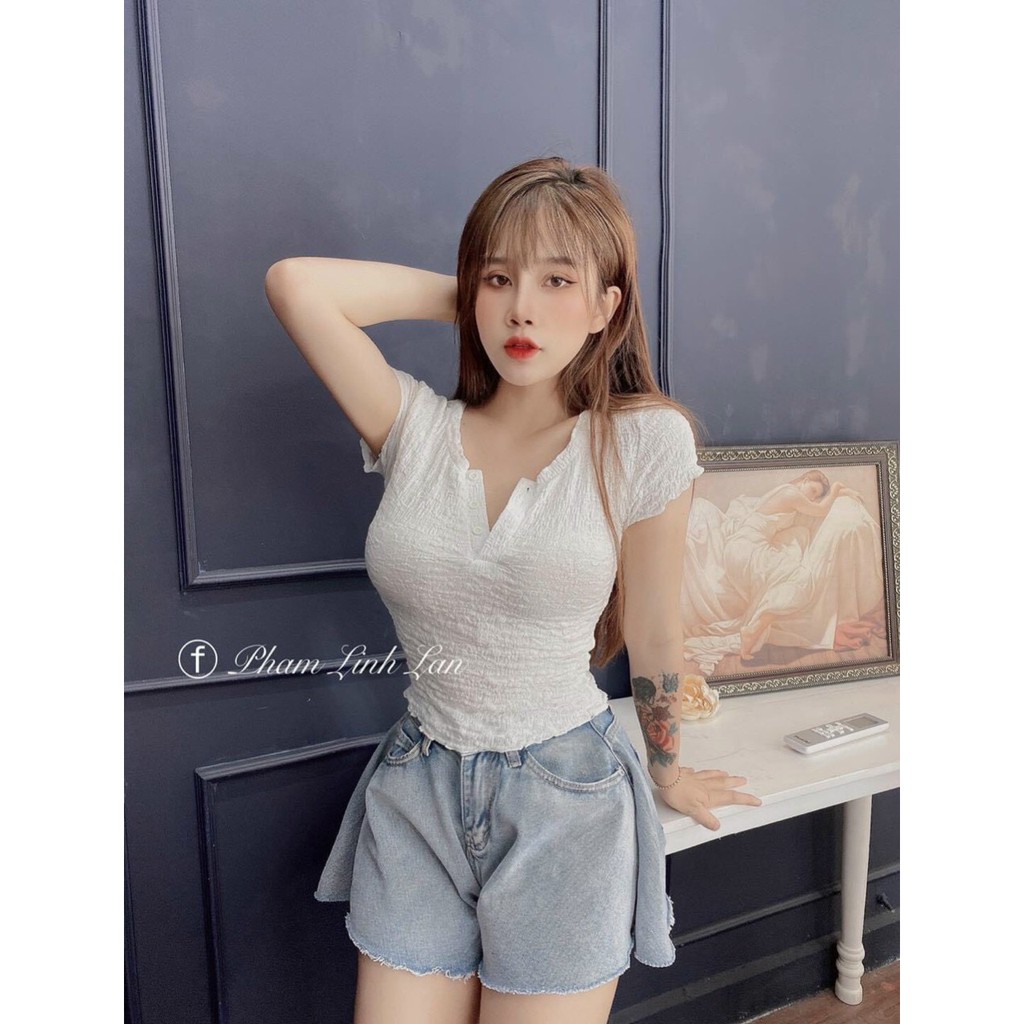 HÀNG CAO CẤP Áo nhăn siu hottttt nè mấy chế