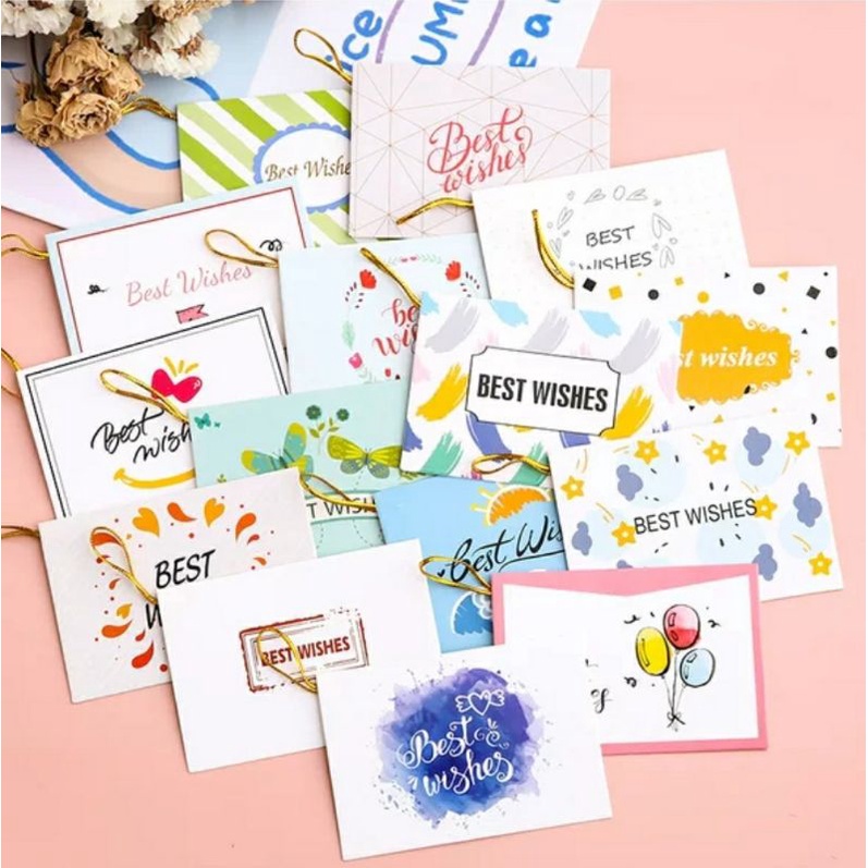 THIỆP MINI BEST WISHES