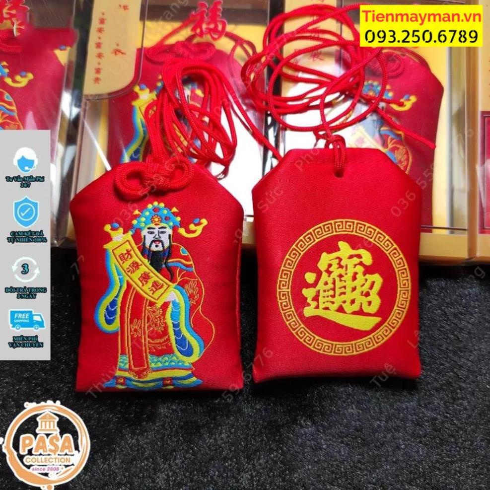 Túi thần tài mở lộc may mắn, chiêu tài đón lộc, giữ tiền của tránh thất thoát [Đã Khai Quang]