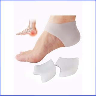 BỘ 2 MIẾNG LÓT SILICON MỀN BẢO VỆ GÓT CHÂN, CHỐNG CHAI CHÂN - MÀU TRẮNG