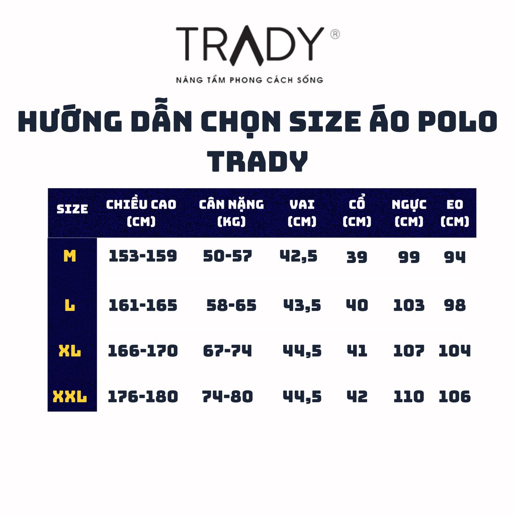 Áo POLO nam màu xám vải cá sấu Cotton xuất xịn, chuẩn form trẻ trung, thanh lịch - Trady Fashion | BigBuy360 - bigbuy360.vn
