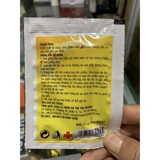 COMBO 10 gói dầu gội - gội là đen