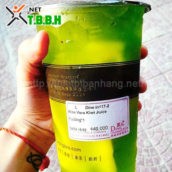 Tem nhãn dán ly cốc trà sữa