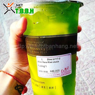 Tem nhãn dán ly cốc trà sữa ( Giấy in tem nhãn trà sữa )