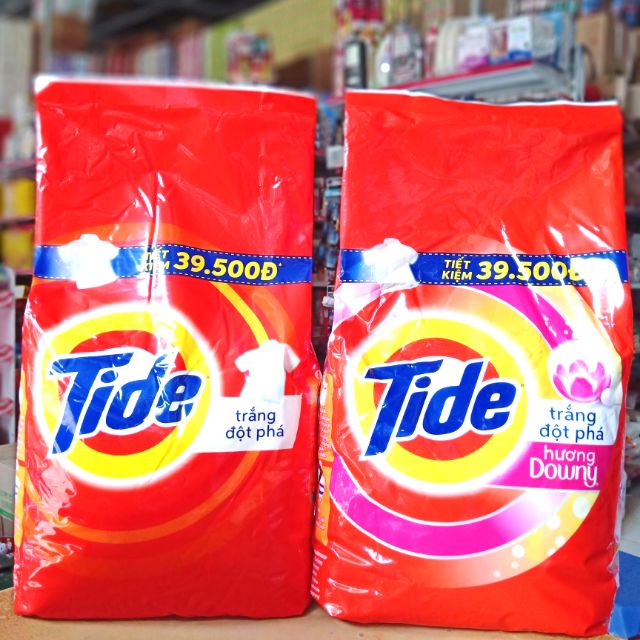 Bột giặt Tide hương downy và trắng đột phá túi 5,5kg.