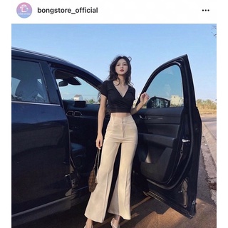 [🌸HOT🌸] Áo Croptop CHÉO NGỰC cổ V (kèm ẢNH THẬT)