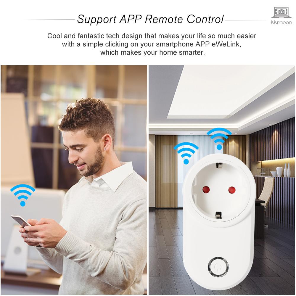 Ổ Cắm Điện Thông Minh Ewelink Mini Kết Nối Wifi