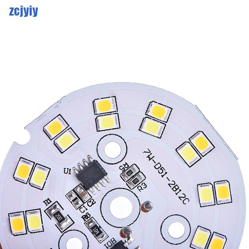 zcjyiy 1pc dichroic 3/5/7/9w ac 220v 2835 smd light board led lamp panel for ceiling YRU