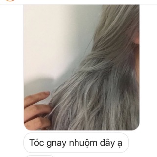 Thuốc nhuộm tóc màu XÁM KHÓI ( phải tẩy )