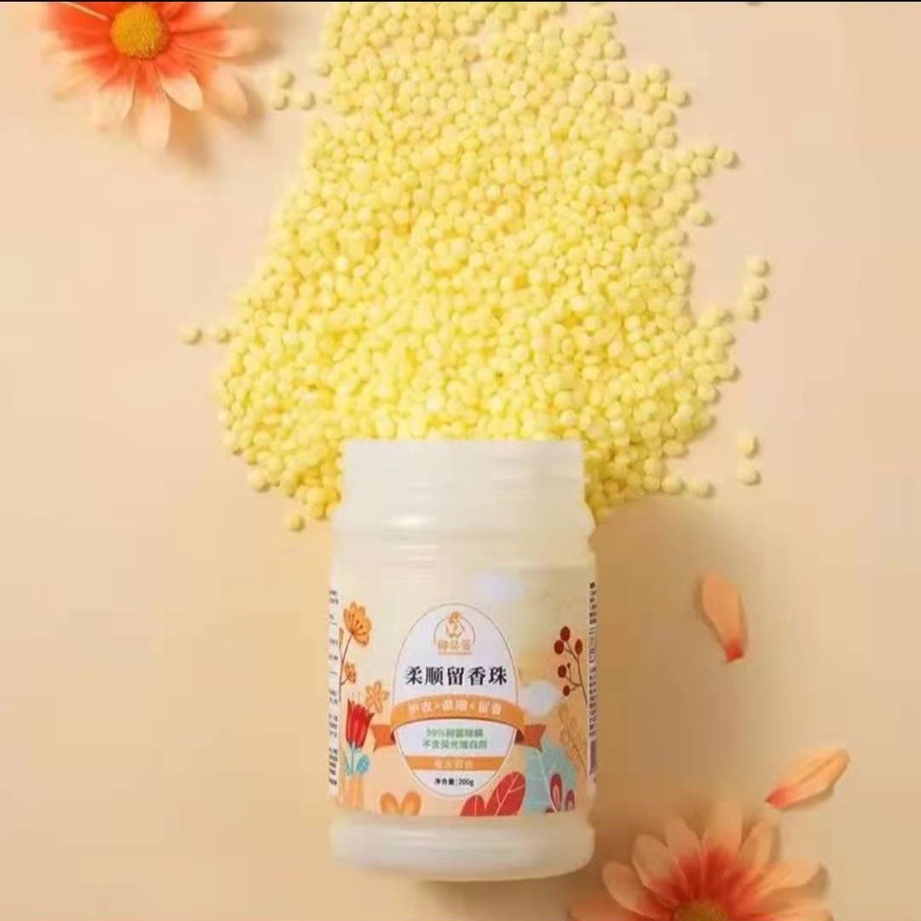 Hạt xả vải lưu hương tự nhiên thơm dịu lâu phai làm mềm chống tĩnh điện cho quần áo 200g